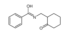 N-[(2-氧代环己基)甲基]苯甲酰胺 结构式