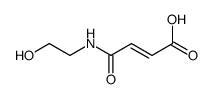 4-[(2-羟乙基)氨基]-4-氧代-2-丁烯酸 结构式