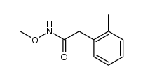 N-甲氧基-2-甲基苯乙酰胺 结构式