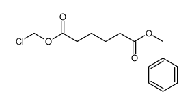 Hexanedioic acid, 1-(chloromethyl) 6-(phenylmethyl) ester 结构式
