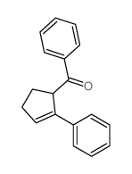 Methanone,phenyl(2-phenyl-2-cyclopenten-1-yl)- 结构式