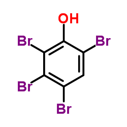 2,3,4,6-四溴苯酚 结构式