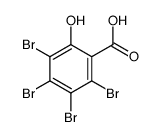 2,3,4,5-四溴-6-羟基苯甲酸 结构式