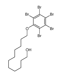 1-Undecanol, 11-(2,3,4,5,6-pentabromophenoxy)- 结构式
