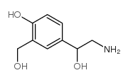 1,3-苯二甲醇, α1-(氨基甲基)-4-羟基- 结构式