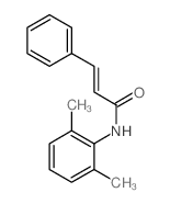 N-(2,6-二甲基苯基)-3-苯基丙烯酰胺 结构式