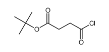 4-氯-4-氧代丁酸叔丁酯 结构式
