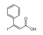 (2E)-3-碘-3-苯基-2-丙烯酸 结构式
