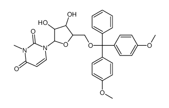 Uridine, 5'-O-[bis(4-methoxyphenyl)phenylmethyl]-3-methyl- (9CI) 结构式