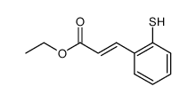3-(2-巯基苯基)丙烯酸乙酯 结构式