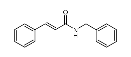 2-Propenamide, 3-phenyl-N-(phenylmethyl)- 结构式