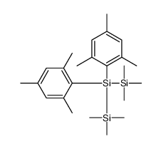 Trisilane, 1,1,1,3,3,3-hexamethyl-2,2-bis(2,4,6-trimethylphenyl)- 结构式