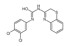 Urea, N-2H-1,4-benzothiazin-3-yl-N'-(3,4-dichlorophenyl)- 结构式