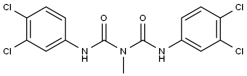 N,N'-双(3,4-二氯苯基)-2-甲基-亚氨基二甲酰胺 结构式