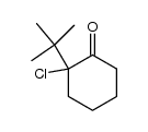 2-氯-2-叔丁基环己酮 结构式