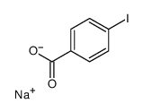 4-碘苯甲酸钠 结构式