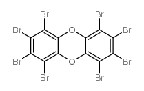 Octabromodibenzo-p-dioxin Octa溴二苯并二恶英 结构式