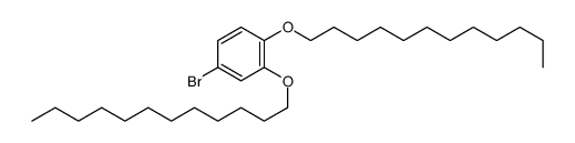 4-溴-1,2-双(十二烷氧基)苯 结构式