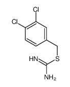 Carbamimidothioic acid, (3,4-dichlorophenyl)methyl ester 结构式