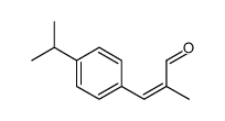 2-甲基-3-(4-异丙基苯基)-2-丙烯醛 结构式