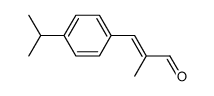 (2E)-2-甲基-3-(4-异丙基苯基)-2-丙烯醛 结构式