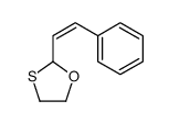 2-(2-苯乙烯基)-1,3-氧硫杂环戊烷 结构式