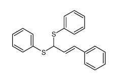 Benzene, 1,1'-[(3-phenyl-2-propenylidene)bis(thio)]bis- 结构式