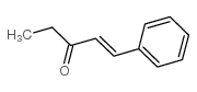 1-苯基戊-1-烯-3-酮 结构式