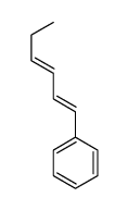 Benzene, (1E,3E)-1,3-hexadien-1-yl- 结构式