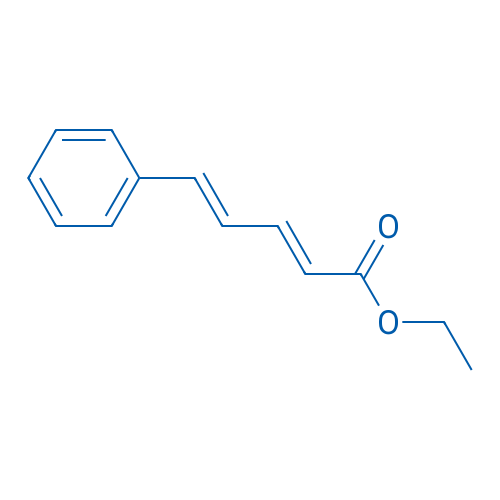 (2E,4e)-5-苯基-2,4-戊二烯酸乙酯 结构式