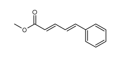 2,4-Pentadienoic acid, 5-phenyl-, methyl ester, (2Z,4E)- 结构式