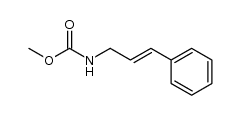 Carbamic acid, [(2E)-3-phenyl-2-propenyl]-, methyl ester (9CI) 结构式