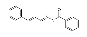 Benzoic acid, (2E)-[(2E)-3-phenyl-2-propenylidene]hydrazide (9CI) 结构式