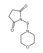 1-(4-吗啉基硫代)-2,5-吡咯烷二酮 结构式