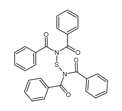 Benzamide, N,N'-thiobis[N-benzoyl- 结构式
