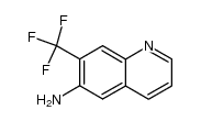 7-(三氟甲基)喹啉-6-胺 结构式