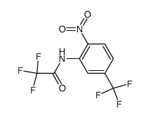 2,2,2-三氟-N-(2-硝基-5-(三氟甲基)苯基)乙酰胺 结构式