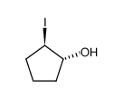 Cyclopentanol, 2-iodo-, (1R,2R)-rel- 结构式
