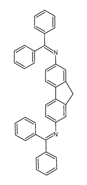 9H-Fluorene-2,7-diamine, N2,N7-bis(diphenylmethylene)- 结构式