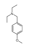 N,N-二乙基-4-甲氧基苯甲胺 结构式