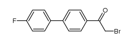 2-溴-1-(4'-氟[1,1'-联苯]-4-基)乙酮 结构式
