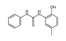 N-(2-羟基-5-甲基苯基)-N'-苯基硫脲 结构式
