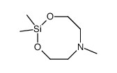2,2,6-三甲基-1,3,6,2-二氧氮杂环辛硅烷 结构式