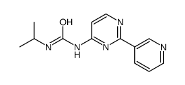 Urea, N-(1-methylethyl)-N'-[2-(3-pyridinyl)-4-pyrimidinyl]- 结构式
