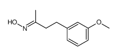 2-Butanone, 4-(3-methoxyphenyl)-, oxime, (2E)- 结构式