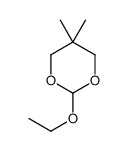 2-乙氧基-5,5-二甲基-1,3-二氧六环 结构式