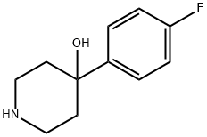 4-(4-氟苯基)-4-哌啶醇 结构式