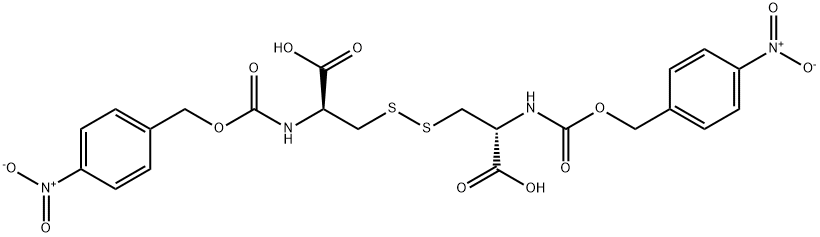 L-Cystine, N,N'-bis[[(4-nitrophenyl)methoxy]carbonyl]- 结构式