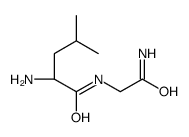 L-亮氨酰甘氨酰胺 结构式