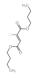 顺式-2-氯-2-丁烯二酸二丁酯 结构式
